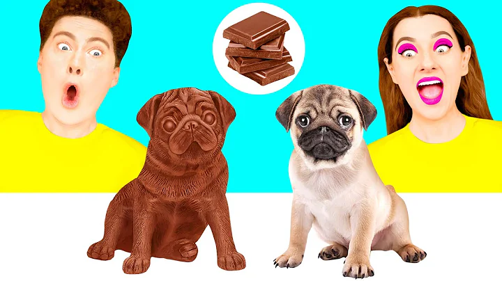 Real Food vs Chocolate Food Challenge #8 by HAHANOM Challenge