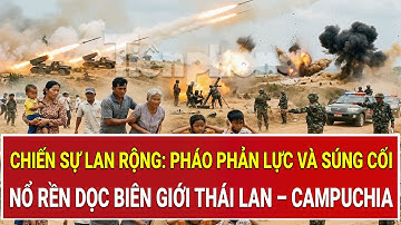 Chiến sự lan rộng: Pháo phản lực và súng cối nổ rền dọc biên giới Thái Lan – Campuchia