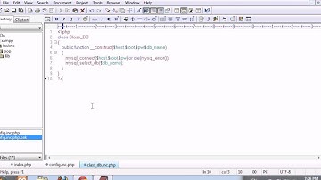 สอน PHP OOP Project ตอนที่ 1 สร้าง Class Database(1)