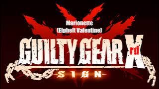 Guilty Gear Xrd Sign Original Soundtrack - Marionette (Elphelt Valentine theme)