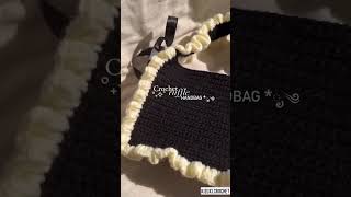 Crochet ruffle handbag 👜  follow my instagram account 🤍 #crochetbag #crochethandbags