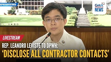 LIVE - Rep. Leandro Leviste press conference on DPWH budget - Replay | GMA Integrated News