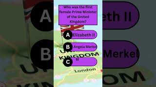 Who Was the First Female Prime Minister of the UK?