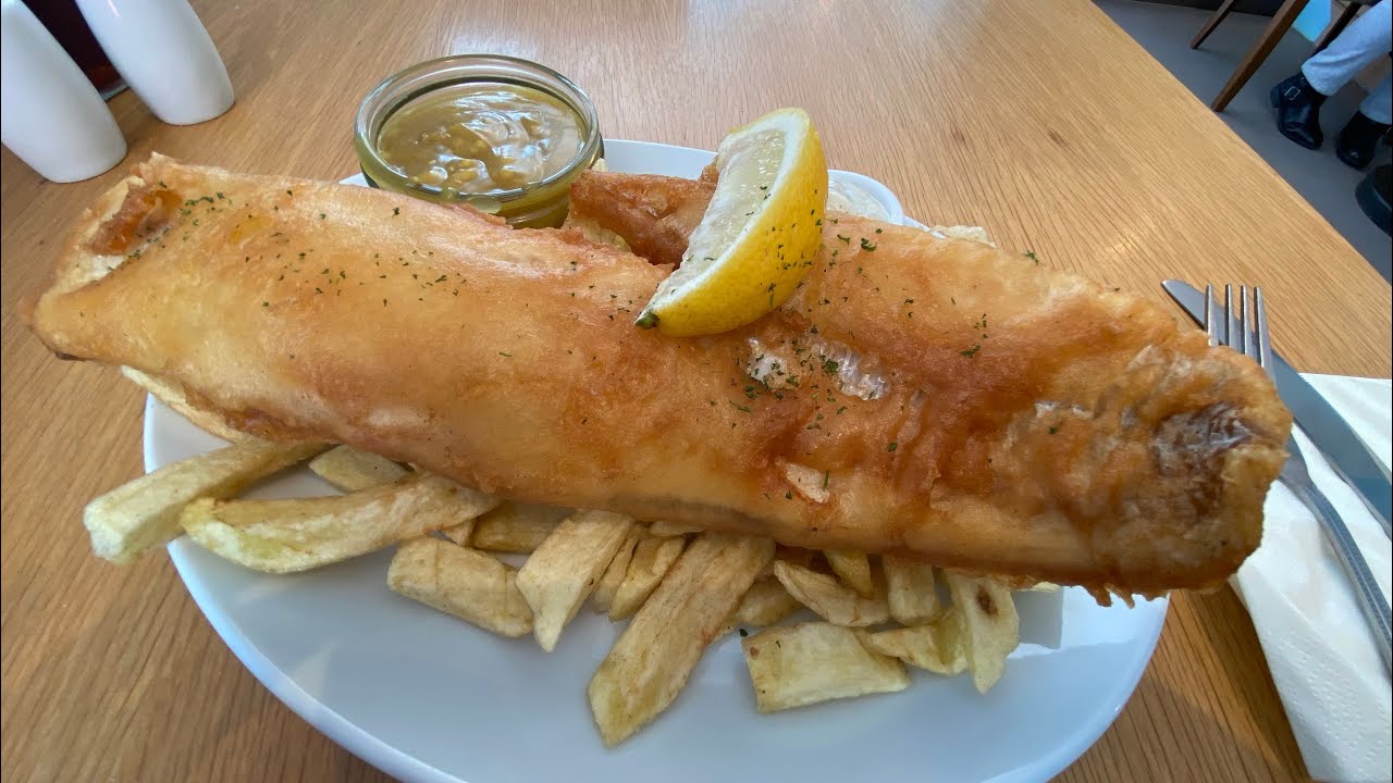 Fish & Chips at the Model Fish Bar, Stamford. A Good Friday.