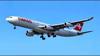 Swiss Airbus A340-300 | Zurich to London Heathrow *Full Flight*