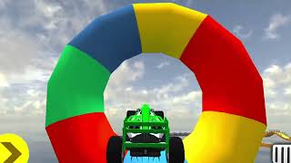 🔥 Extreme Car Stunt Racing on a Crazy Sky Track! 🚗💨 | Epic Driving Challenge #gamingvideos #explore  screenshot 3