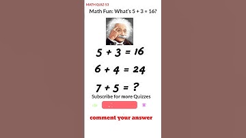 Math Fun: What’s 5 + 3 = 16? #mathfun #shorts #maths #iamdisterb