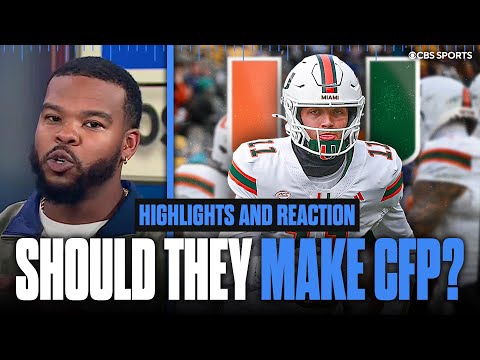 No. 12 Miami ROUTS No. 22 Pitt for 4th Ranked Win | Should Miami Make the CFP? | Highlights & Recap