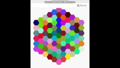 Multi Coloured Hexagon using Python 😰