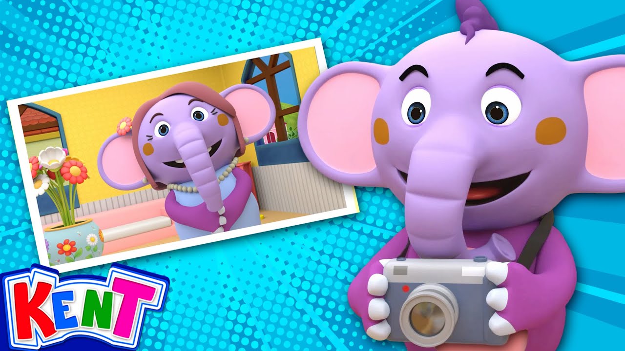 My Camera Song 📷 | Say Cheese! Let's Take A Picture | Fun Kids Song | Kent The Elephant