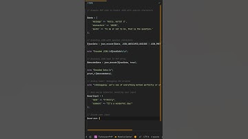 How to handle special characters in json? #php #secrets handling json with special characters!