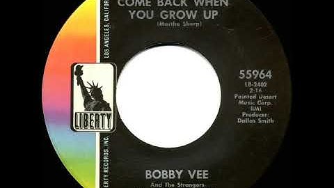 1967 HITS ARCHIVE: Come Back When You Grow Up - Bobby Vee (a #2 record--mono 45)