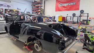 Mounting Body to Chassis on December 1959 Karmann Ghia