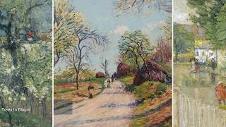Impressionist Art TV — Silent Art Gallery · August 12 Morning | The Road To Veneux… & others