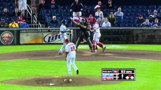 2011/09/06 Severino's first strikeout