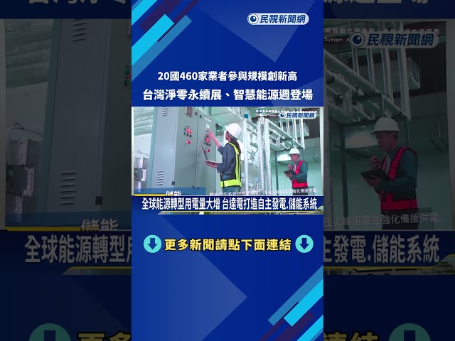 台灣淨零能源展登場 賴總統期許落實轉型－民視新聞