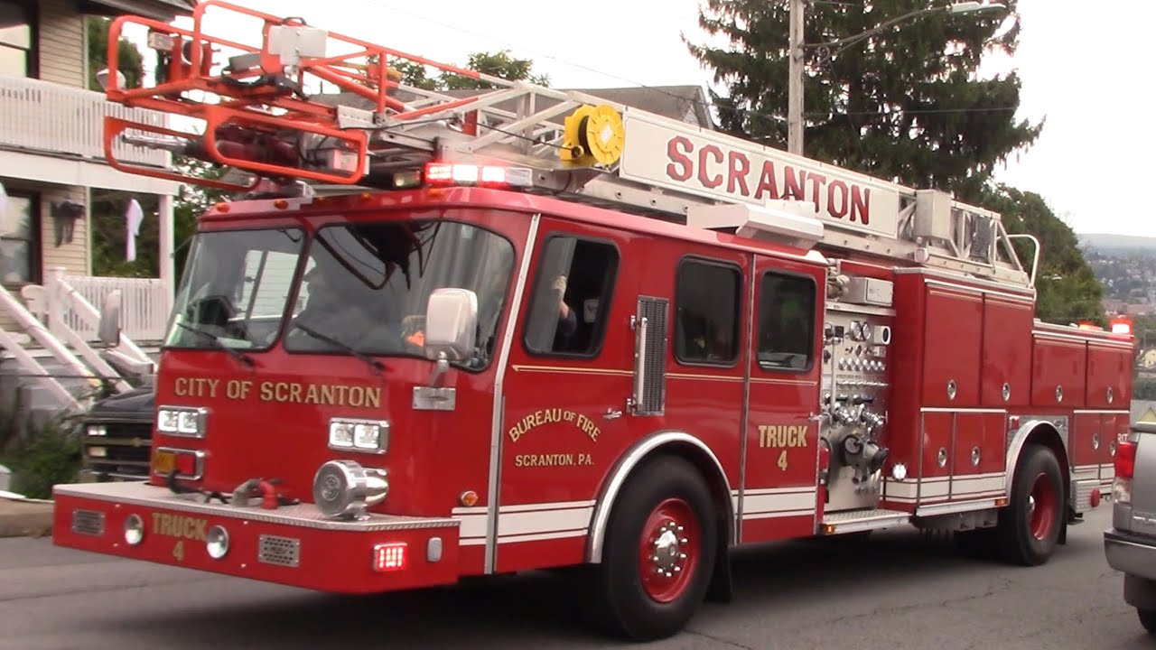 Scranton Fire Department Truck 4 Responding YouTube