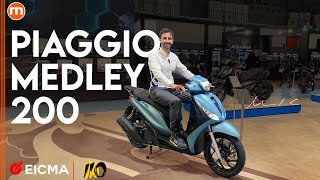 気になるサイズ感、メドレー200｜ピアジオから200ccエンジン搭載の新型