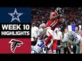 Cowboys vs. Falcons | NFL Week 10 Game Highlights