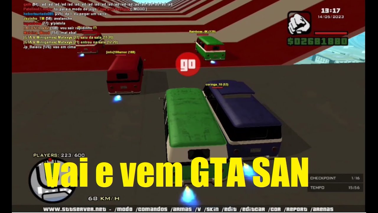 vai e vem GTA SAN ANDREAS - YouTube