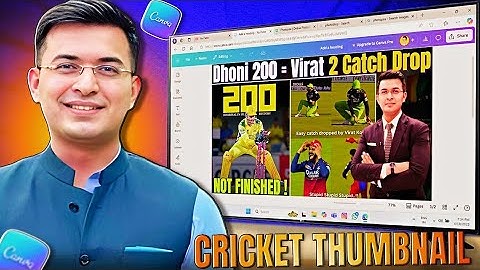 How to Make Thumbnail Like Subhankar Mishra - Cricket Thumbnail | Logical Tech