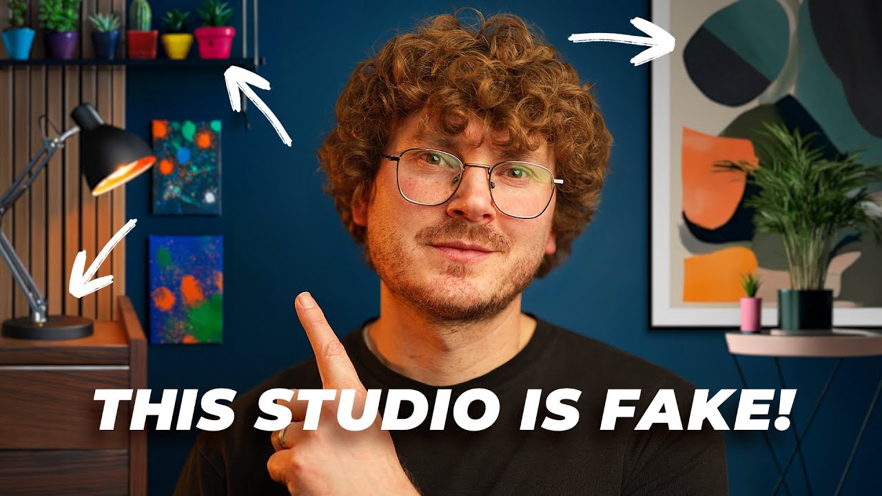 How AI can turn a tiny space in to a PRO YouTube studio