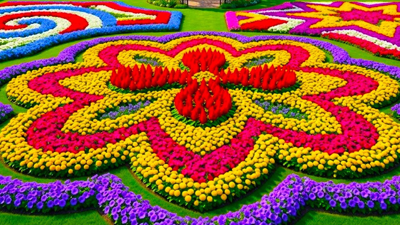 Serene Home Garden Tour 🌼 Small Garden Packed with Colorful Blossoms
