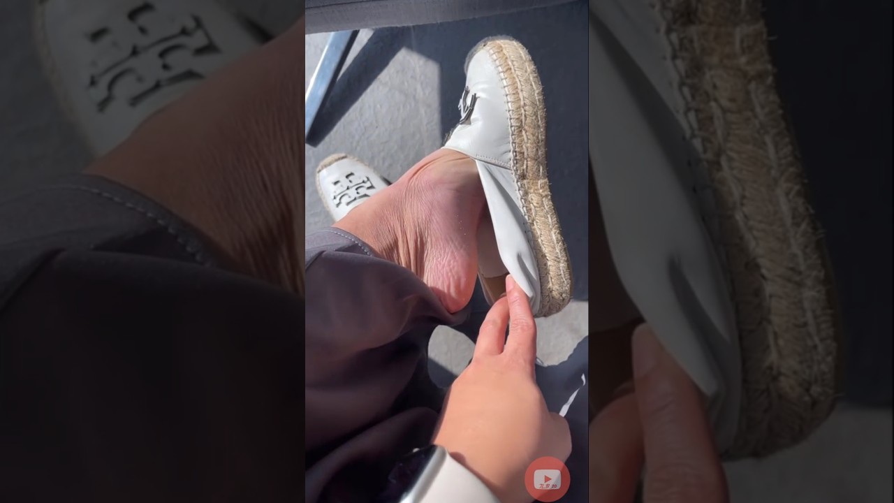 Ruth Filipina Stinky Sweaty Feet In Shoes At Work (23) [SHORTS]