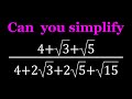 Simplifying a Tough Radical | Math Competitions