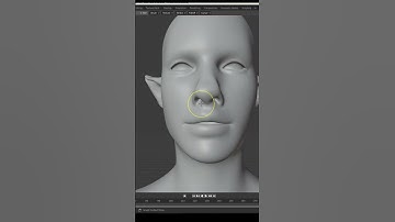 Few Minutes Blender Shape Keys - Character Morph transformation #blender  #shorts #shortvideo