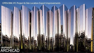 IFC Project & Site Location Export Improvements