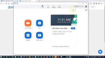 Downloading, Finding, Updating, Pinning, and Logging into the Zoom Client App on a Computer