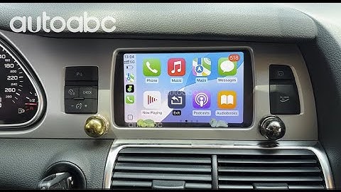 Autoabc Audi Q7 2010-2015 Wireless CarPlay & Android Auto Module Installation Tutorial
