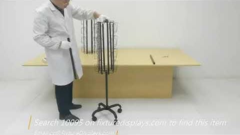 10095 Greeting Card Rack Holder Display Stand DVD CD Book Literature Rack Stand floor Spinner Fixtur