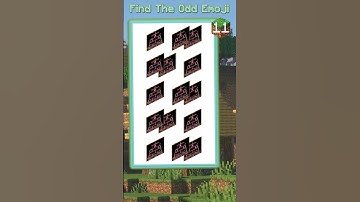 Find The Odd One Out | Find The Emoji Quiz | Minecraft | Moving | #169 | #findtheemojiquiz
