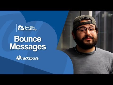 Email Help - Bounce Messages