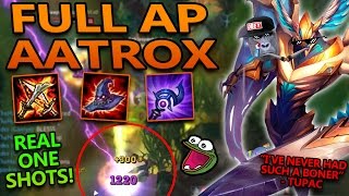 FULL AP AATROX MID (ACTUAL ONE SHOTS) - League of Legends Commentary