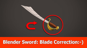 Blender Low Poly Sword Modeling : Blade Correction