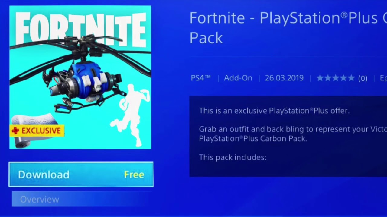 Fortnite Ps Plus Pack 6 Youtube