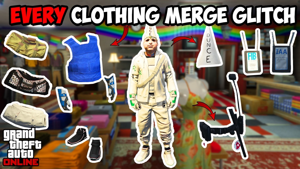 ALL Working Clothing Merge Glitches In GTA 5 Online!