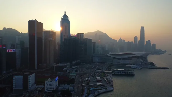 [4K航拍] 灣仔海濱花園 鴨仔船Wan Chai Promenade -DJI MAVIC MINI2