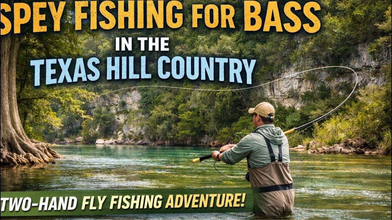 Spey Fishing for Bass in the Texas Hill Country | Two-Hand Fly Fishing Rivers