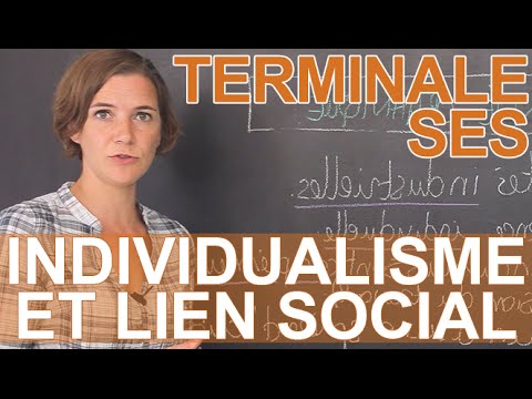 Comment l&rsquo;individualisme transforme-t-il le lien social ? - SES - Terminale - Les Bons Profs