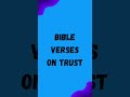 Powerful Bible Verses on Trust #affirmations #prayer #bibleverse #faith #trust #shorts