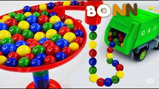 HABA Marble Run: Mesmerizing Wooden Marbles Racing Through Air ASMR