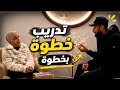 طفلة تتعلم الإنشاد مع احمد حسن الاقصري