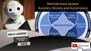 #18 Mechatronics system//Difference  b/w AVIONICS, BIONICS, AUTORONICS//AKTU fundamental of mechanic