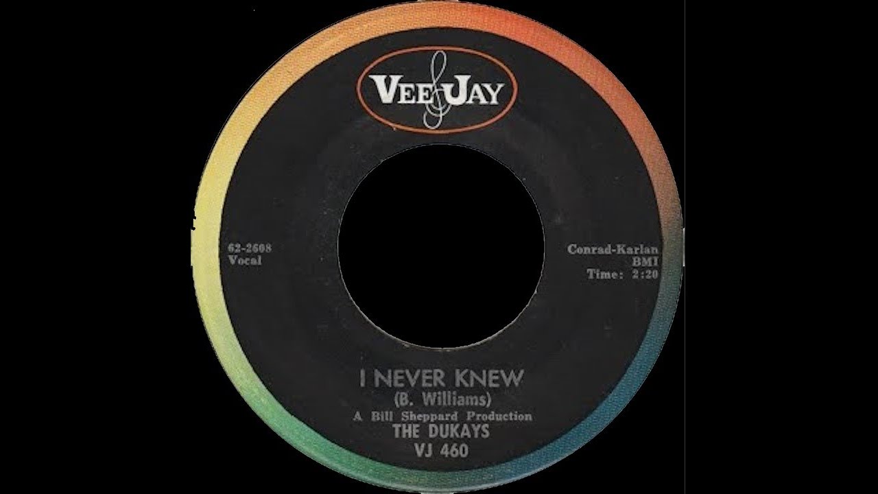 The Dukays - I Never Knew 1962 - YouTube
