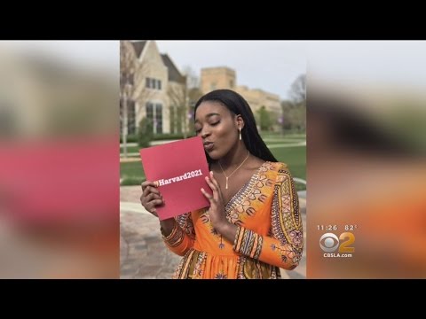 Video: Teen Tar Harvard Acceptance Letter Till Prom