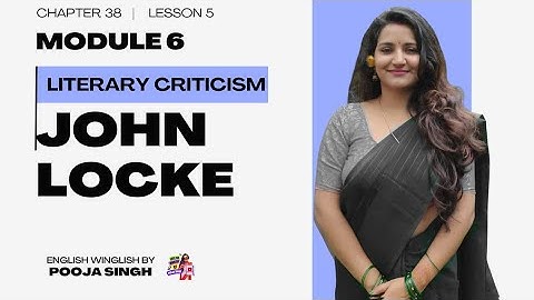 John Locke in Literary Criticism  | UGC NET English Dec 2025
